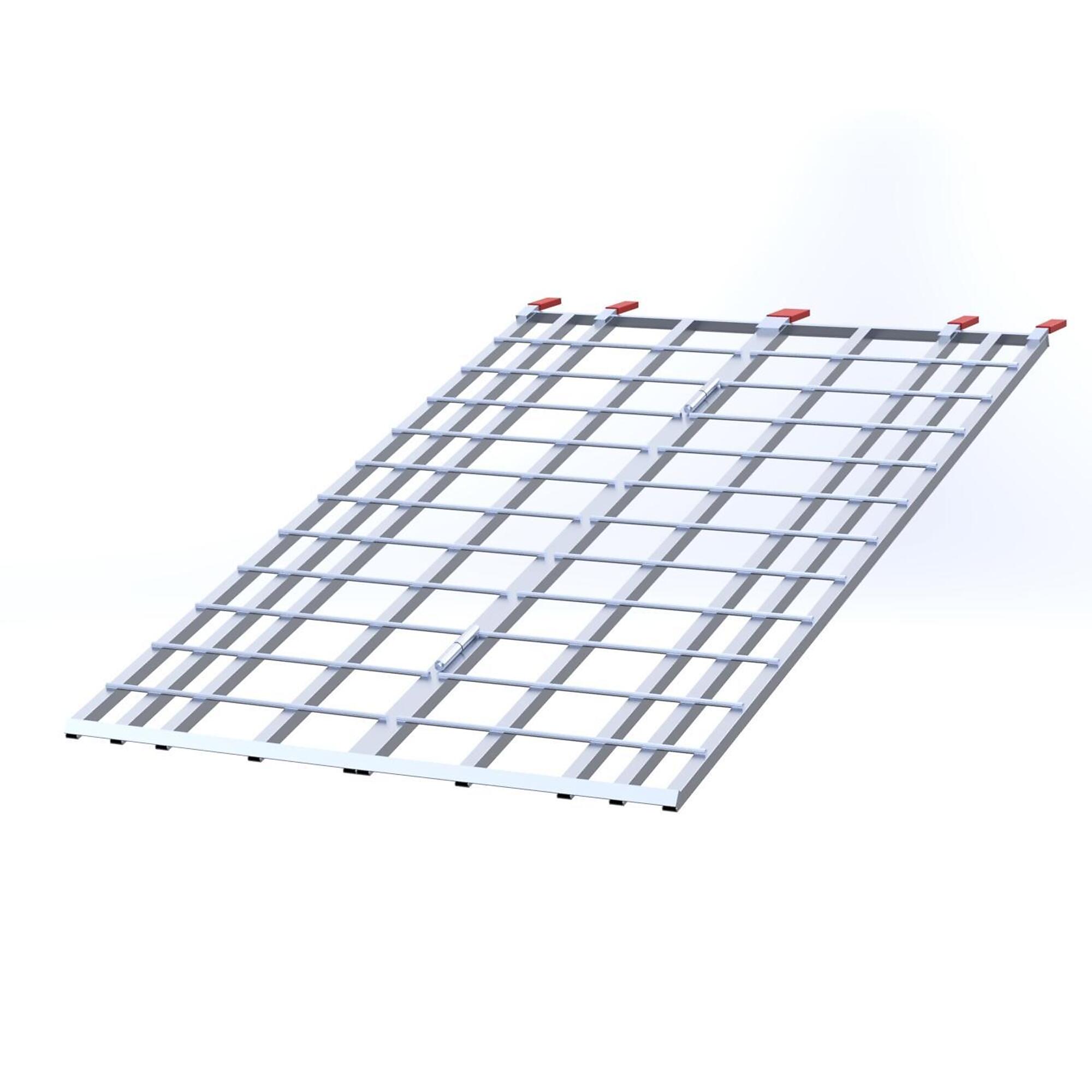 Five Star Manufacturing, Aluminum Bifold Ramp 6ft. x 44in.1000 lb, Capacity 1000 lb, Model# 444